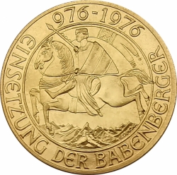 Babenberger 976 - 1976 (13,5 g./Zlato 900/1000) 