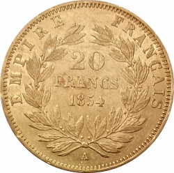 20 Frank 1854 A 