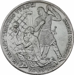 Stříbrná medaile - 1000. výročí smrti sv. Václava 1929