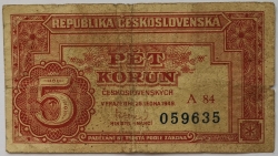 5 Kčs 1949