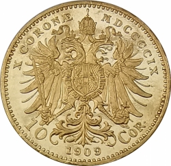 10 koruna 1909