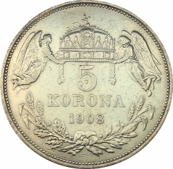5 koruna 1908 KB - 5ku0802