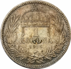 Koruna 1915 KB - 1ku1502