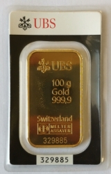 UBS (100 g./Zlato 999,9/1000)