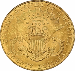 20 Dollar 1907 American Double Eagle Liberty Head 