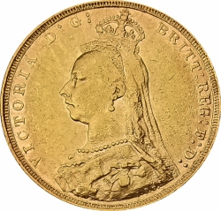 1 Libra (Sovereign) 1890