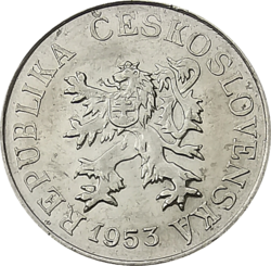 3 haléř 1953