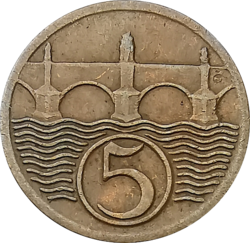  5 haléř 1923