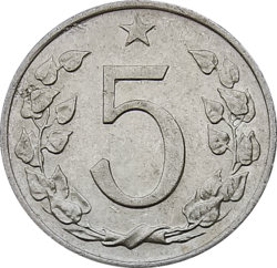 5 haléř 1962