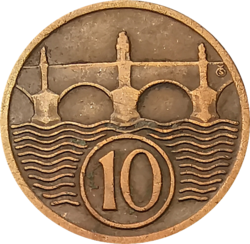 10 haléř 1922