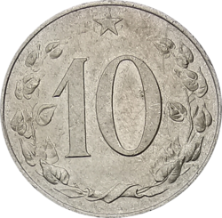 10 haléř 1953