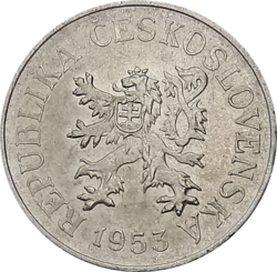 10 haléř 1953