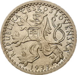 25 haléř 1933