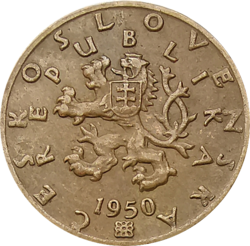 50 haléř 1950