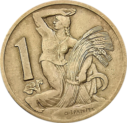 1 koruna 1924