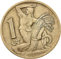 1 koruna 1929