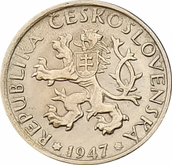 1 koruna 1947
