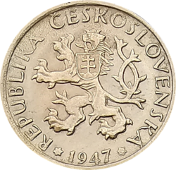 1 koruna 1946