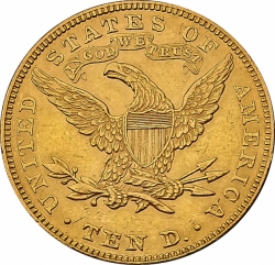 10 Dollar 1883 American Double Eagle Liberty Head