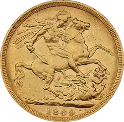 1 Libra (Sovereign) 1889