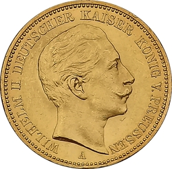 20 Mark 1899 A - Wilhelm II.