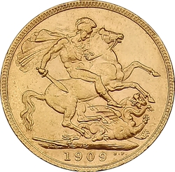 1 Libra (Sovereign) 1909