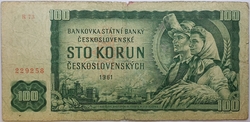 100 Kčs 1961