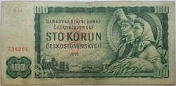 100 Kčs 1961