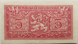 5 Kčs 1949