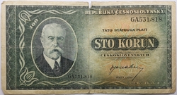 100 Kčs 1945 