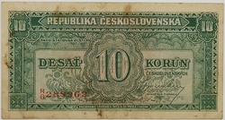 10 Kčs 1945