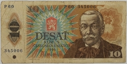 10 Kčs 1986