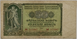 50 Kčs 1953