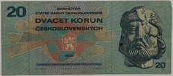 20 Kčs 1970 