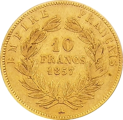 10 Frank 1857 A