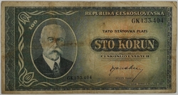 100 Kčs 1945
