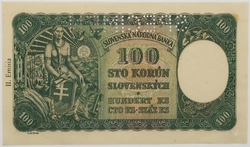 100 Ks 1945 - kolek lepený 
