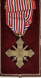 Československý válečný kříž 1939 - 1945 v originální etui