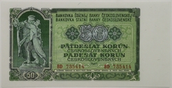 50 Kčs 1953 