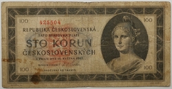 100 Kčs 1945