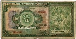 100 Kč 1920