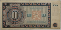 1000 Kčs 1945 