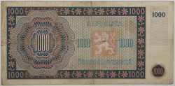 1000 Kčs 1945 