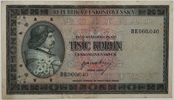 1000 Kčs 1945