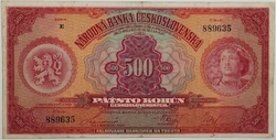 500 Kč 1929 