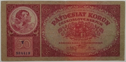50 Kč 1929  