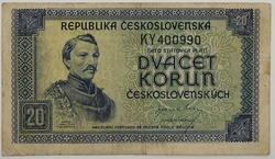 20 Kčs 1945 