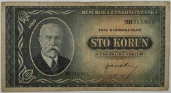 100 Kčs 1945 