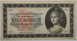 100 Kčs 1945