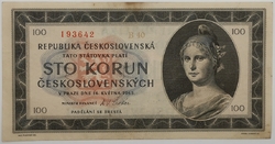 100 Kčs 1945